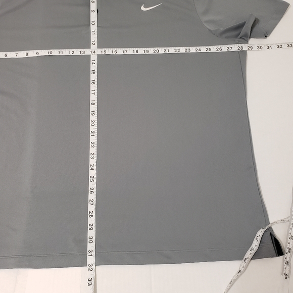 NIKE Polo collar; three-button placket at front Men's 3xl dri-fit cool grey - Picture 7 of 7